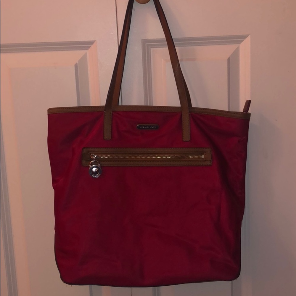 Red Michael Kors Purse